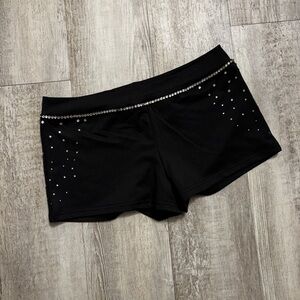 Black Shorts with Silver Studs